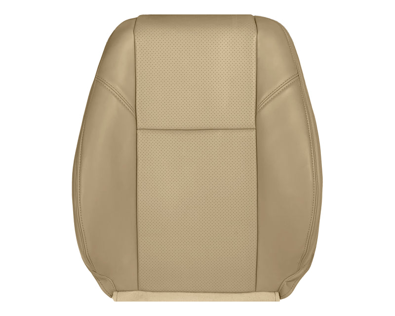 2007-2008 Cadillac Escalade Perforated Seat Cover in VERY Light Cashmere Tan: Choose From Variation - Auto Seat Replacement