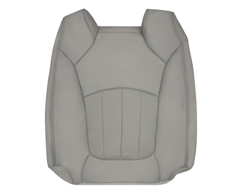 2009-2012 Chevrolet Traverse LT/LTZ Driver or Passenger Replacement Seat Cover: Perforated, Gray - Auto Seat Replacement