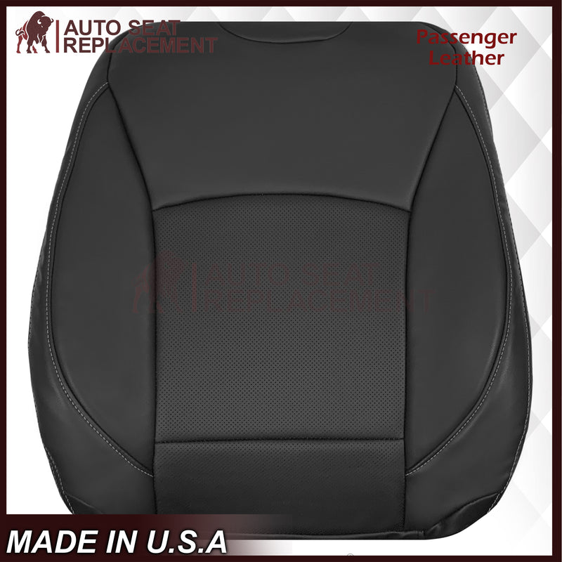 2015-2019 Subaru Outback LIMITED Replacement Leather Seat Covers: Perforated, Black - Auto Seat Replacement