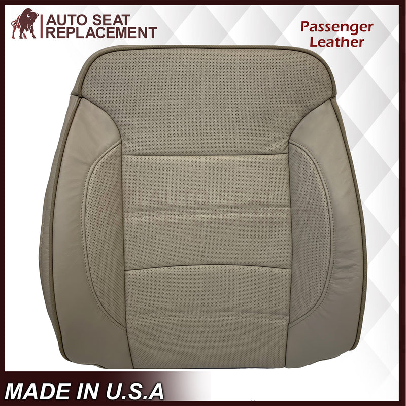 2014 2015 2016 2017 2018 2019 GMC Yukon Denali Perforated Leather Seat Cover Replacement In Shale Tan: Choose from variant