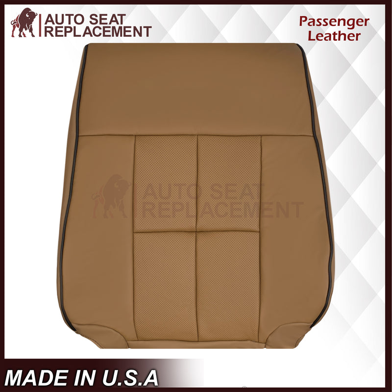 2011-2014 Lincoln Navigator Replacement Leather or Syn. Leather Seat Covers: Perforated, Canyon Tan