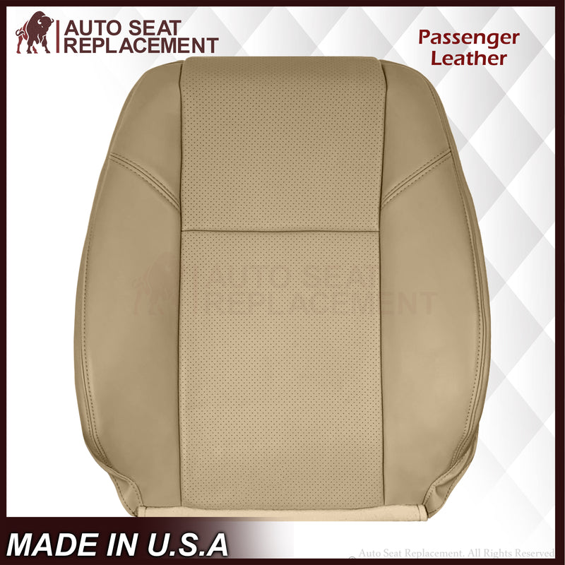 2007-2008 Cadillac Escalade Perforated Seat Cover in VERY Light Cashmere Tan: Choose From Variation - Auto Seat Replacement
