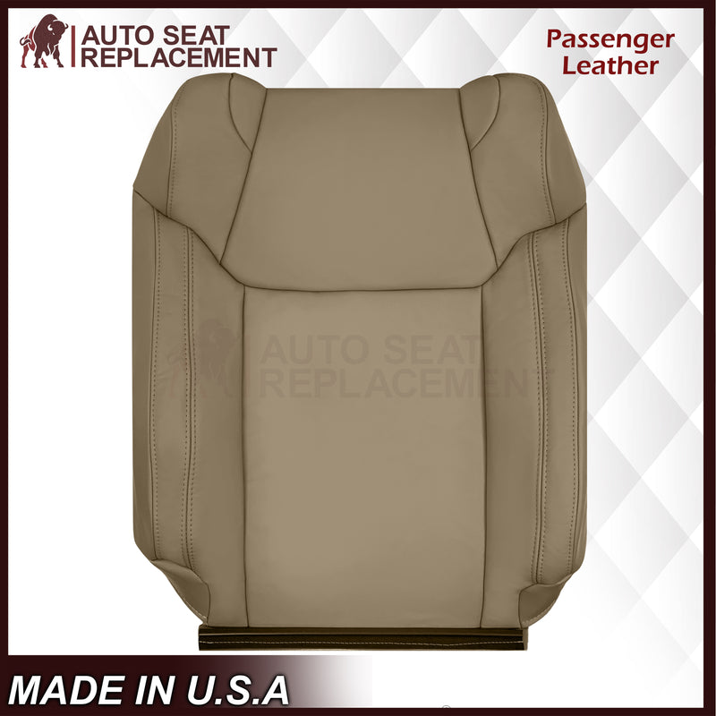 2014-2021 Toyota Tundra Driver or Passenger Bottom / Top Replacement Seat Cover – Sand Beige Tan