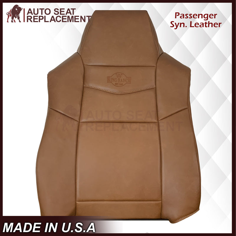 2002-2007 Ford F250 F350 King Ranch Replacement Synthetic Leather Front Seat Covers