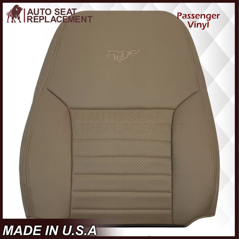 1999-2004 Ford Mustang GT Convertible in Medium Parchment Tan: Choose Genuine Leather OR Synthetic Leather