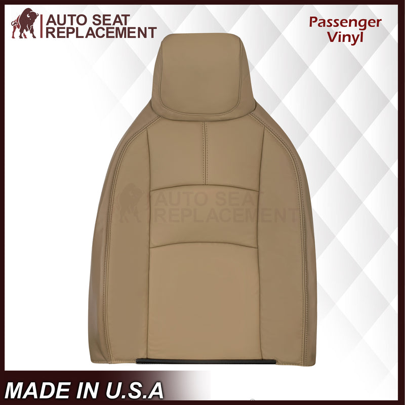2009-2019 Ford E350 E450 E550 Econoline Van Synthetic Leather Replacement Seat Covers In Tan