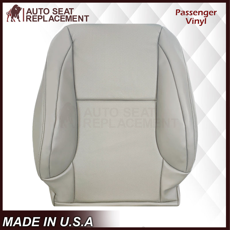 2010-2021 Lexus GX460 Replacement Perforated Synthetic Leather Seat Cover: Ecru “Off-White/Cream” Perforated