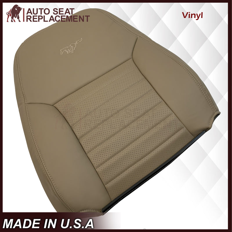 1999-2004 Ford Mustang GT Convertible in Medium Parchment Tan: Choose Genuine Leather OR Synthetic Leather
