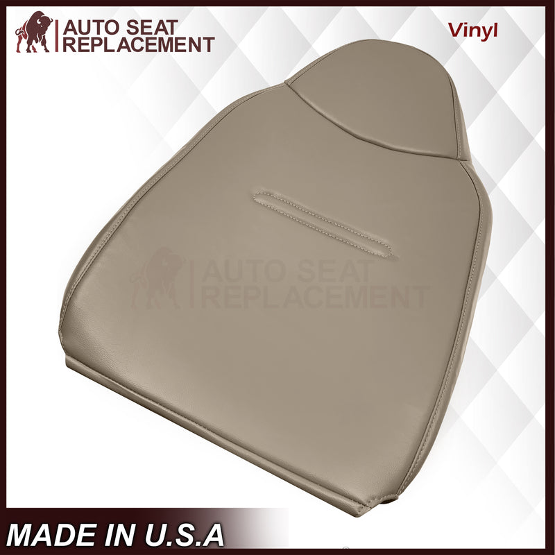 2002 - 2007 Ford F250 F350 F450 F550 Work Truck Super Duty XL Replacement Seat Covers in Tan Vinyl - Auto Seat Replacement