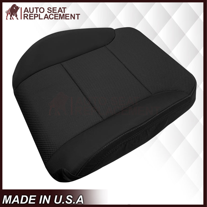 2014-2019 GMC Sierra SLE SLT Z71 Replacement Cloth Seat Cove: Black - Auto Seat Replacement