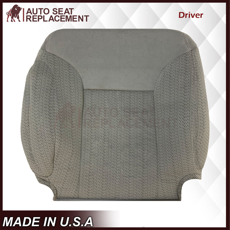 1995 - 1999 Chevy Tahoe & Suburban Gray Cloth Replacement Front Seat Covers ( Pewter Gray )