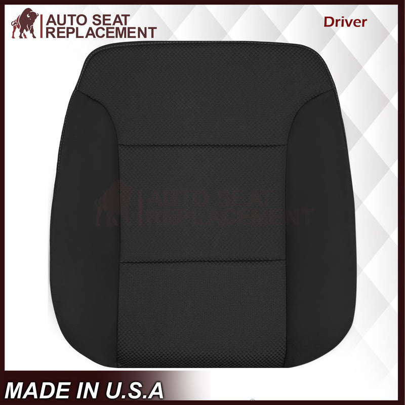 2014-2019 GMC Sierra SLE SLT Z71 Replacement Cloth Seat Cove: Black - Auto Seat Replacement