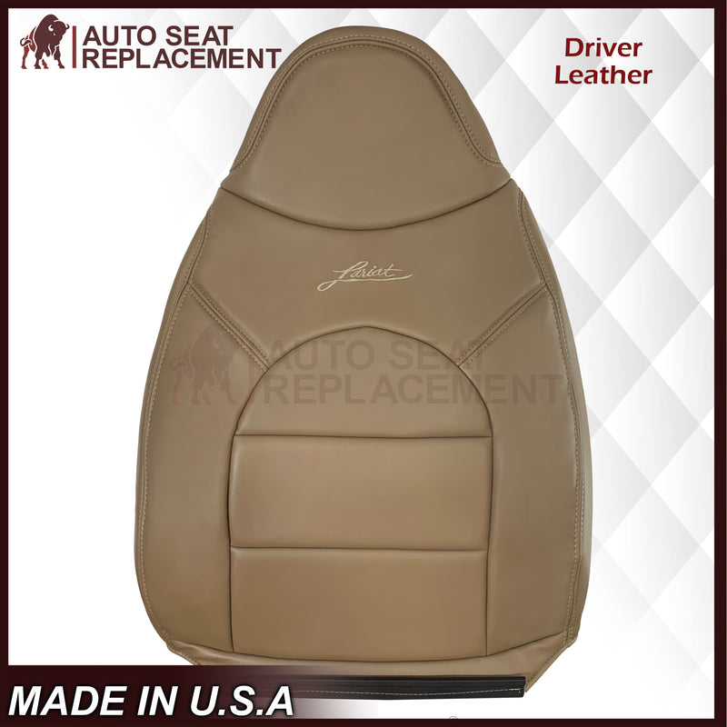 1998-1999 Ford F250 F350 Lariat Super Duty Replacement Seat Cover In Prairie "Tan" - Auto Seat Replacement