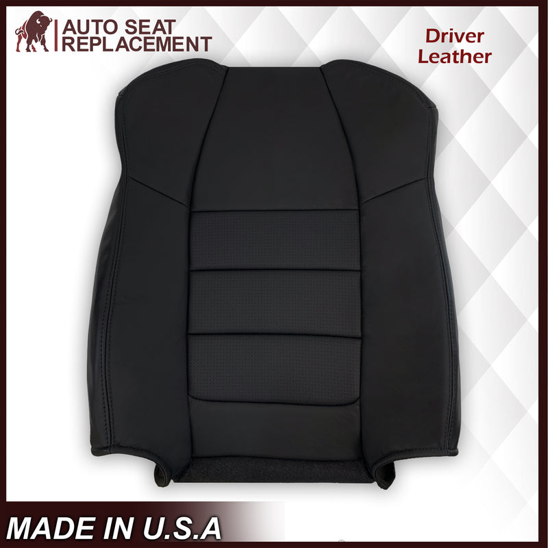 2001 2002 2003 Ford F350/F250 Lariat Extended Cab Perforated Seat Cover in Black: Choose Leather OR Vinyl