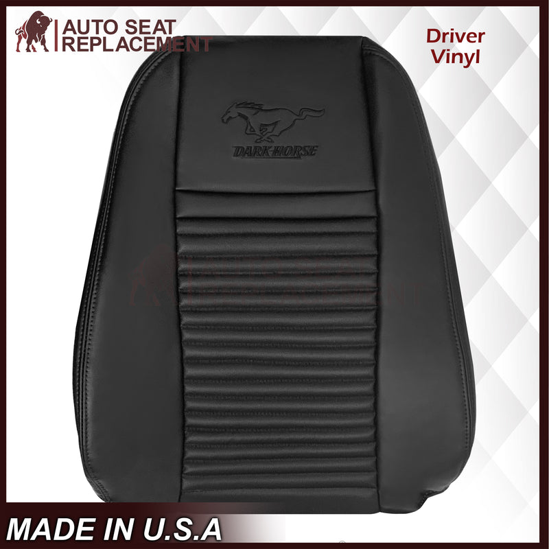 2003-2004 Ford Mustang Mach 1 ONE Replacement Leather Seat Cover in Ebony Black: Choose From Variation - Auto Seat Replacement