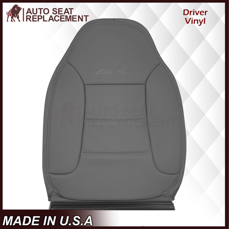 1992 - 1996 Ford Bronco Eddie Bauer Synthetic Leather Seat Cover In Gray - Auto Seat Replacement