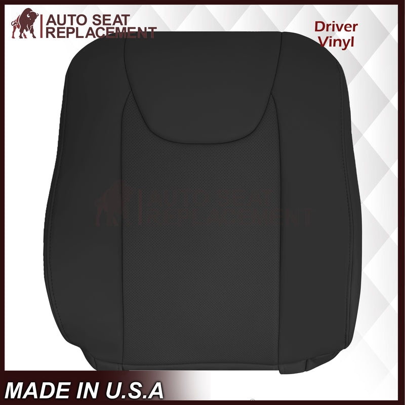 2010-2015 Lexus RX350 RX450H Replacement Synthetic Leather Seat Covers: Black Perforated