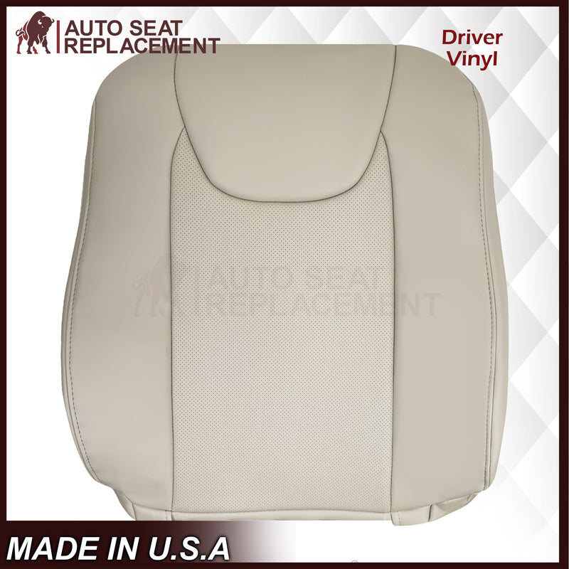 2010-2015 Lexus RX350 RX450H Replacement Synthetic Leather Seat Covers: Tan Perforated