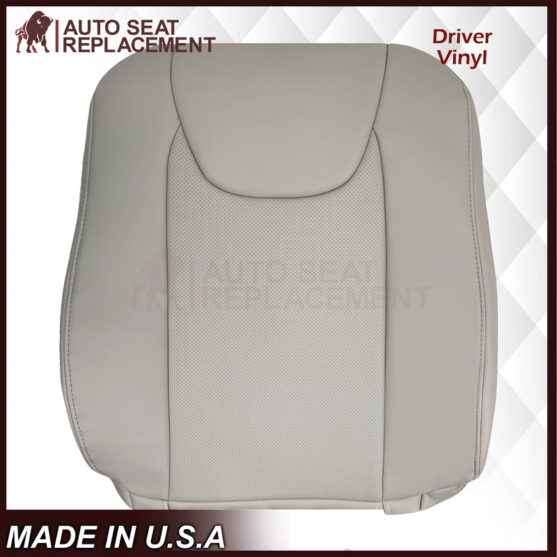 2010-2015 Lexus RX350 RX450H Replacement Synthetic Leather Seat Covers: Gray Perforated