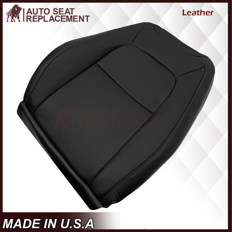 2015-2022 Chevy Colorado LT ZR2 LTZ LS Replacement Seat Covers In Black: Choose In Leather or Vinyl