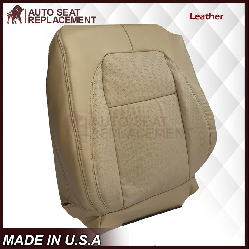 2007 - 2010 Jaguar XK XK-R Genuine Leather OR Synthetic Leather Seat Covers In Caramel Tan