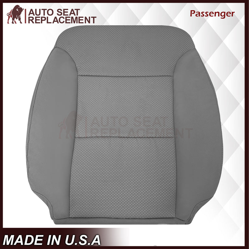 2014-2019 Chevy Silverado LS LT Z71 Replacement Cloth Seat Cover: Gray - Auto Seat Replacement