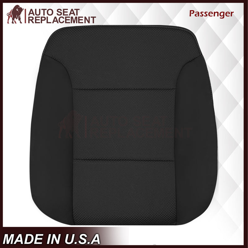 2014-2019 GMC Sierra SLE SLT Z71 Replacement Cloth Seat Cove: Black - Auto Seat Replacement
