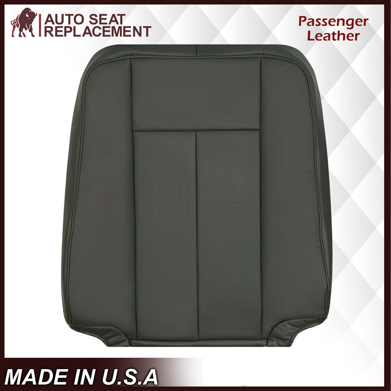 2007-2014 Ford Expedition XLT Replacement Synthetic Leather or Genuine Leather Seat Cover: Dark Gray