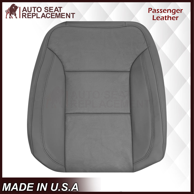 2019-2022 Chevy Silverado & GMC Sierra Perforated Replacement Seat Cover in Gray : Choose Your Side & Material - Auto Seat Replacement