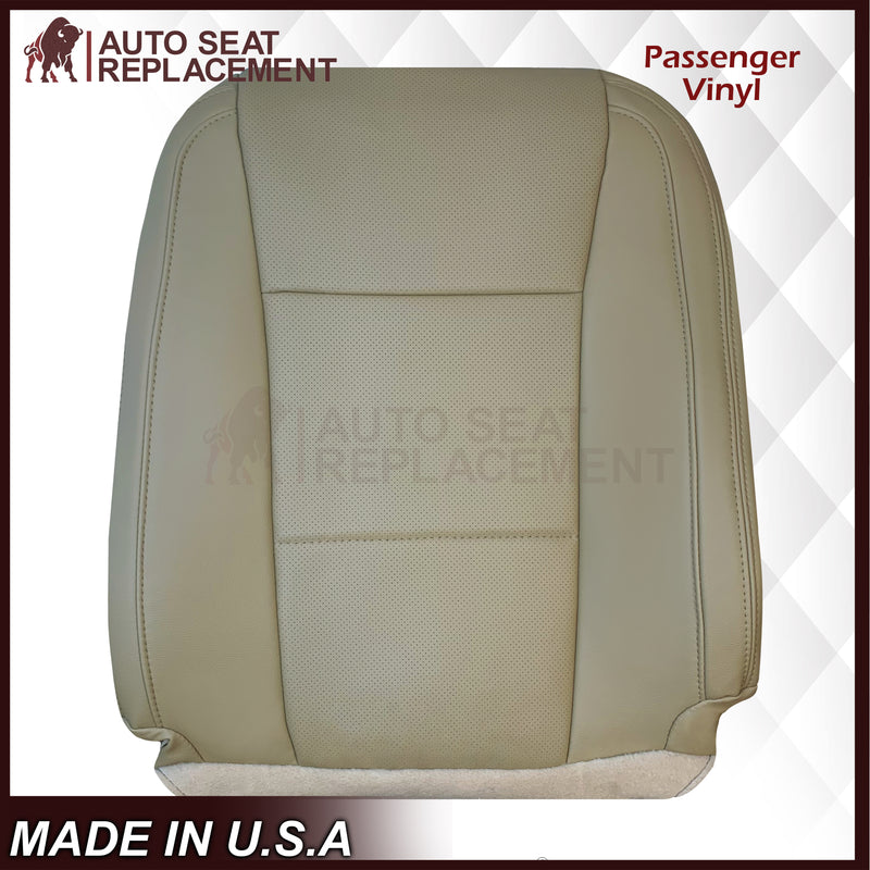 2015-2017 Ford F-150 Lariat Light Cashmere Tan Replacement Seat Covers in Genuine Leather or Synthetic Leather: Choose your pieces