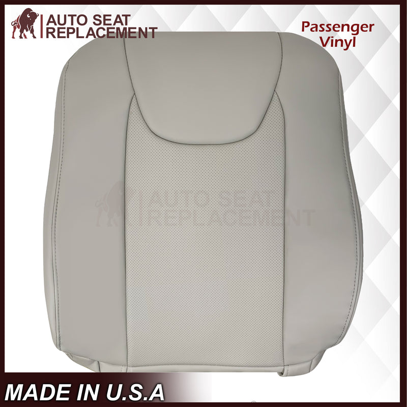 2010-2015 Lexus RX350 RX450H Replacement Synthetic Leather Seat Covers: Gray Perforated