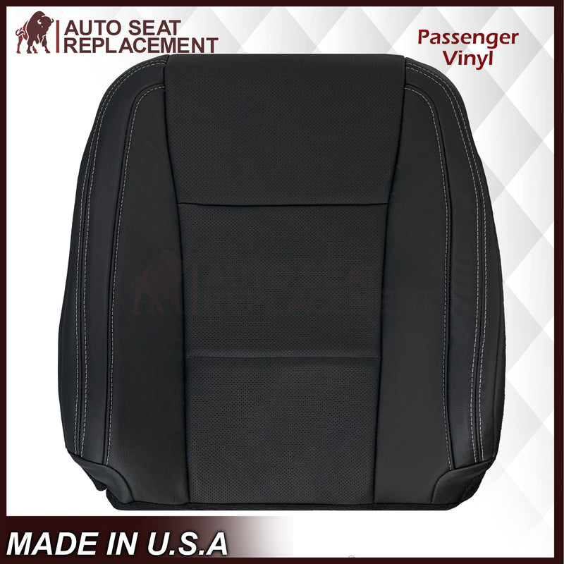 2015-2017 Ford F150 Lariat Charcoal Black Replacement Seat Covers in Leather or Synthetic Leather