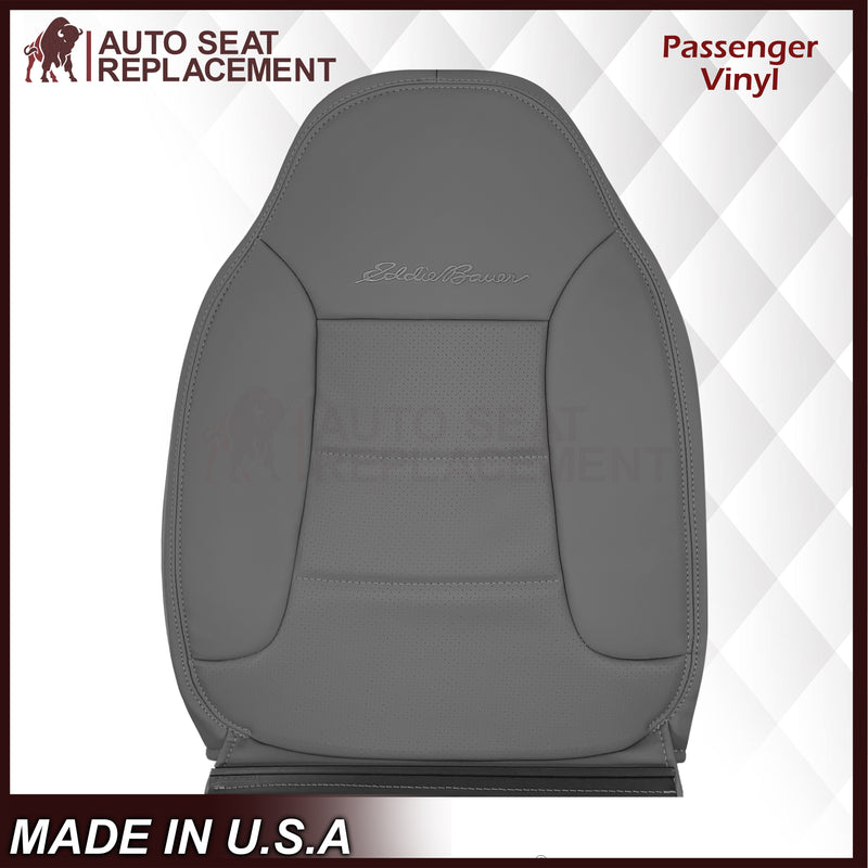 1992 - 1996 Ford Bronco Eddie Bauer Synthetic Leather Seat Cover In Gray - Auto Seat Replacement