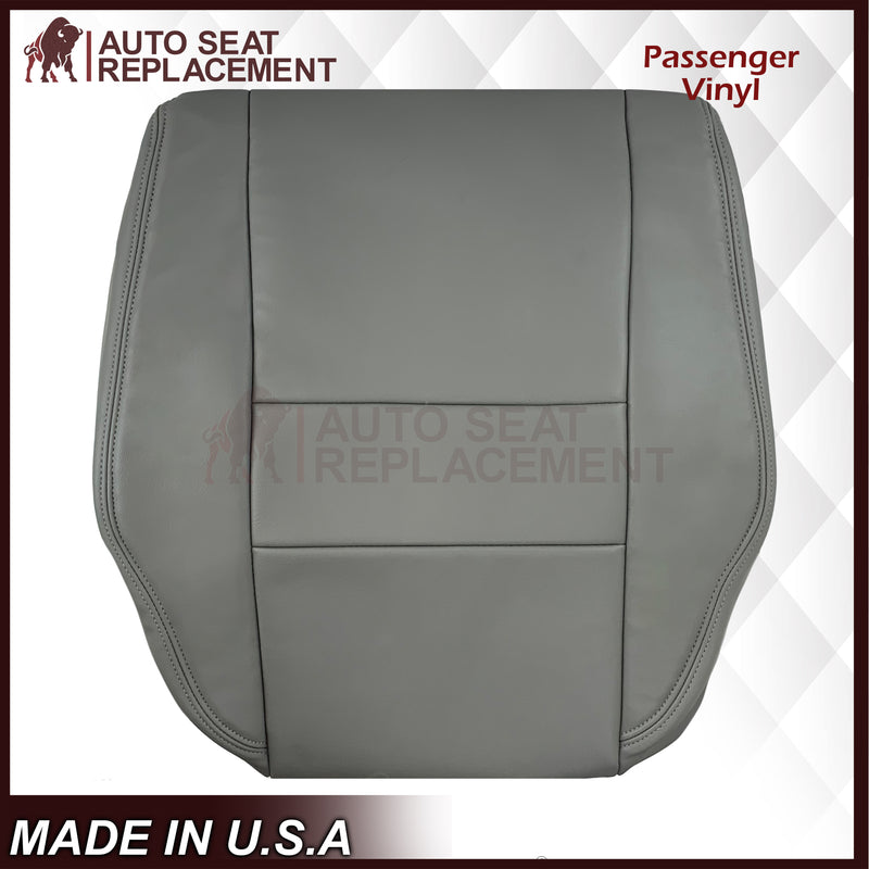 2007 - 2013 Toyota Sequoia SR5 Driver OR Passenger Side Top and Bottom Replacement Seat Covers In Gray: Choose your material