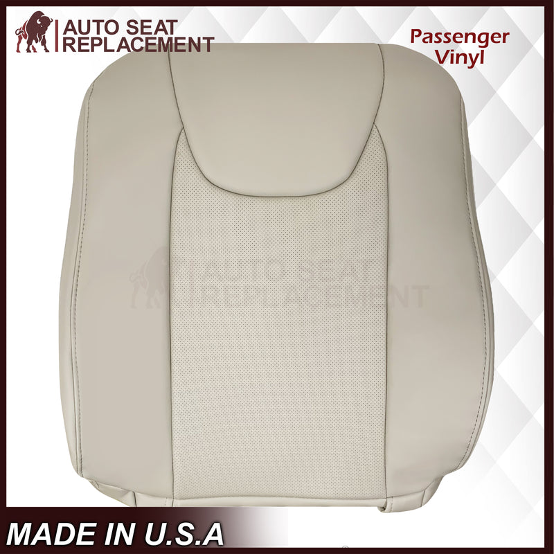 2010-2015 Lexus RX350 RX450H Replacement Synthetic Leather Seat Covers: Tan Perforated