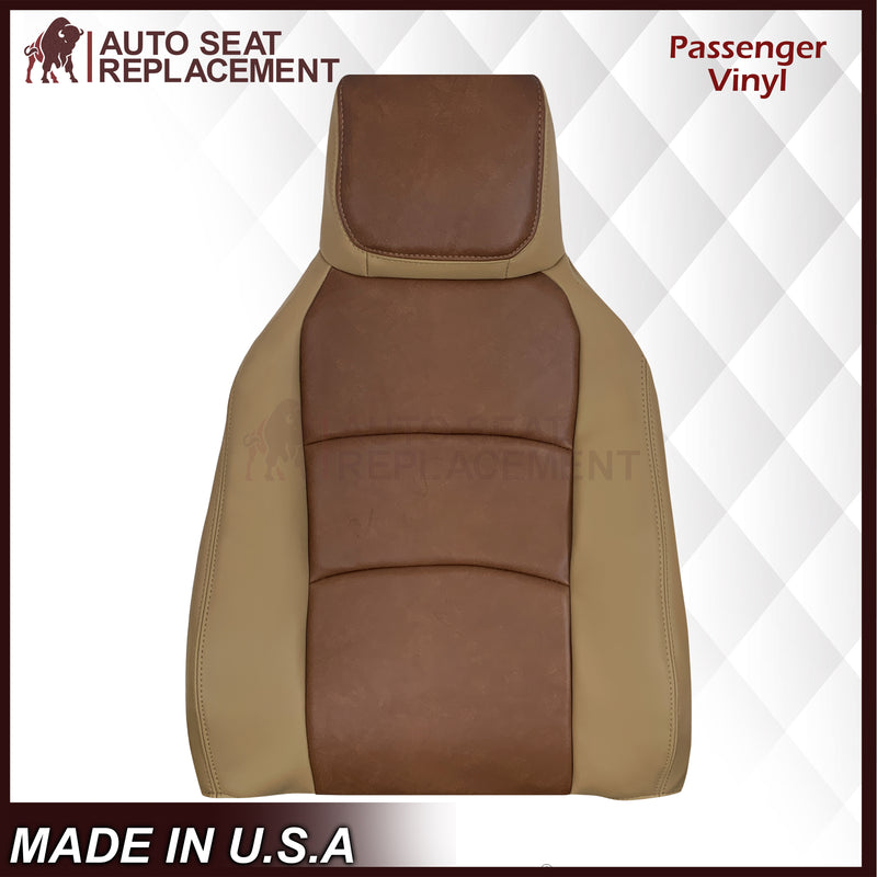 2009-2018 Ford E350 E450 E550 Econoline Van Replacement Seat Covers In 2 Tone Tan