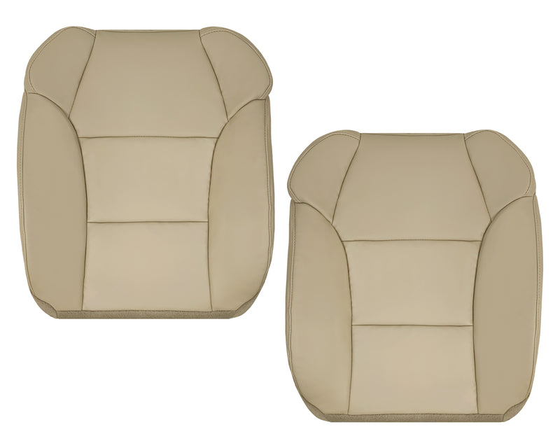 2007 - 2013 Acura MDX Driver Or Passenger Replacement Seat Covers: Non-Perforated Tan