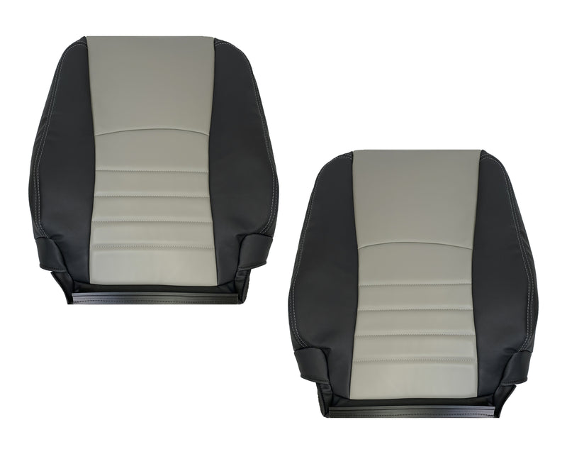 2009 2010 2011 2012 Dodge Ram Work Truck Replacement Vinyl Seat Covers 2-Tone Gray/Dark Gray: Choose your side - Auto Seat Replacement