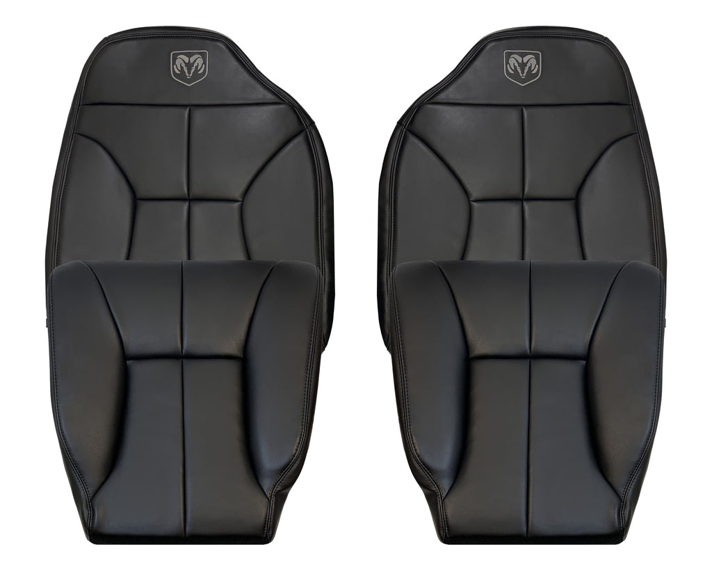 1998-2002 Dodge Ram 1500 2500 3500 Seat Cover Replacement in Agate Dark Gray