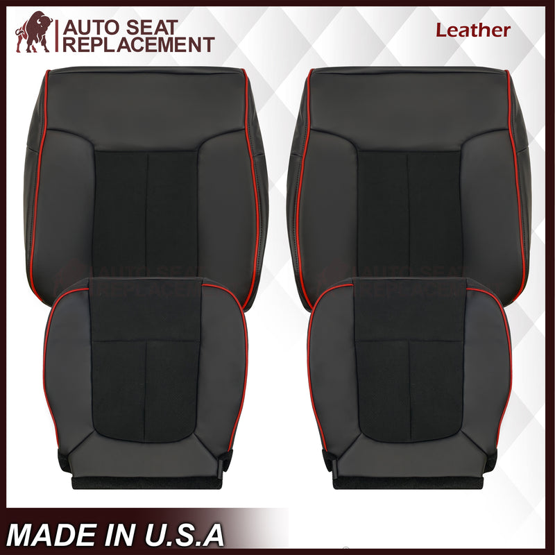 2013–2014 Ford F-150 FX4 Appearance Package Black Seat Cover with Suede Insert - Auto Seat Replacement