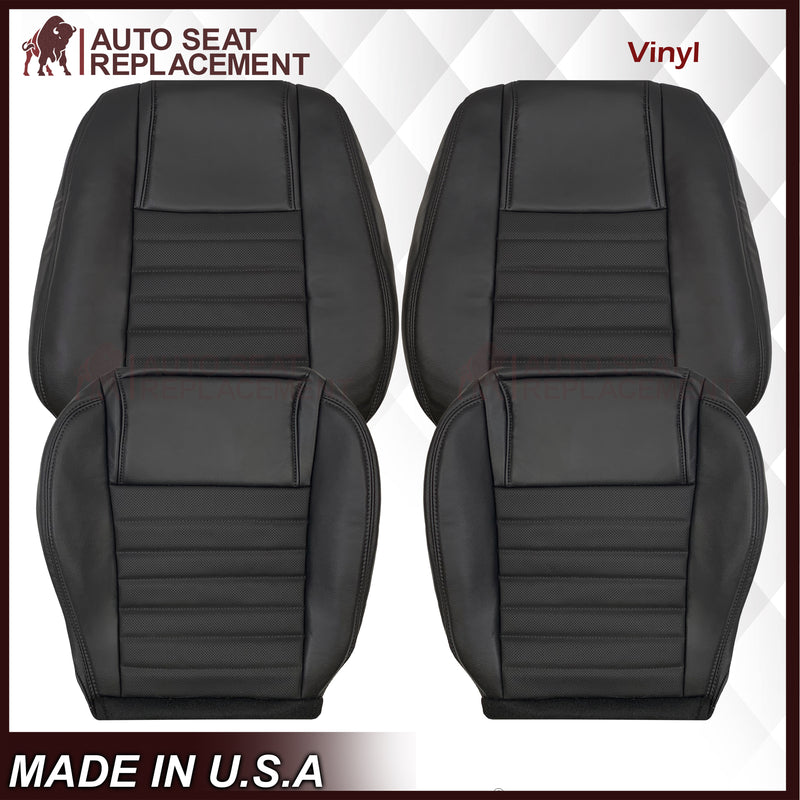 2005 2006 2007 2008 2009 Ford Mustang GT V8 Convertible in Dark Charcoal Black - Auto Seat Replacement
