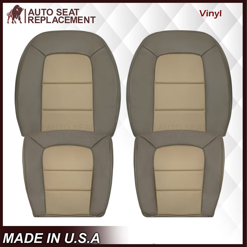 2002-2005 Ford Explorer Sport Trac Replacement Seat Cover: Driver / Passenger, 2-Tone Tan