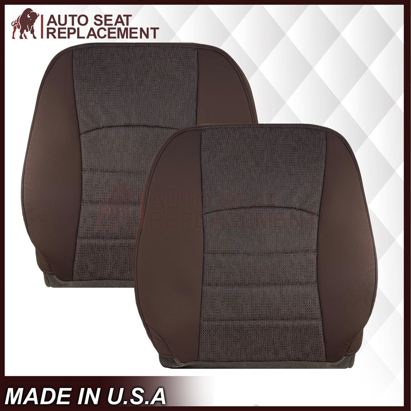 2013 - 2018 Dodge Ram 1500 2500 SLT Outdoorsman Cloth Seat Covers In Brown