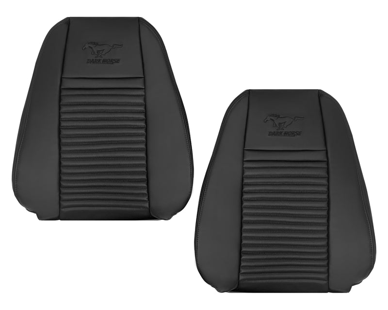 2003-2004 Ford Mustang Mach 1 ONE Replacement Leather Seat Cover in Ebony Black: Choose From Variation - Auto Seat Replacement