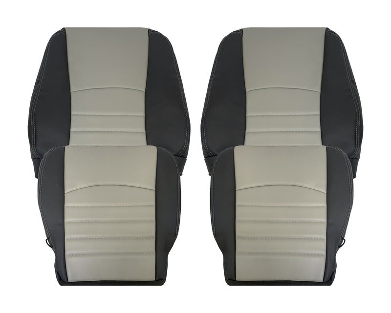 2009 2010 2011 2012 Dodge Ram Work Truck Replacement Vinyl Seat Covers 2-Tone Gray/Dark Gray: Choose your side - Auto Seat Replacement