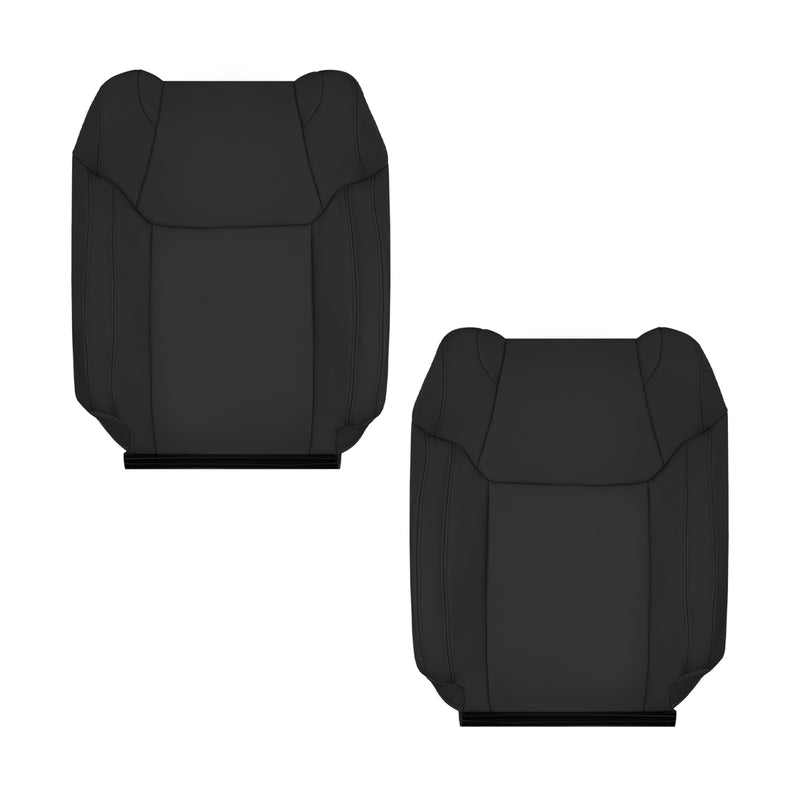2014-2021 Toyota Tundra Driver OR Passenger Side Replacement Leather OR Synthetic Leather Seat Cover: Black
