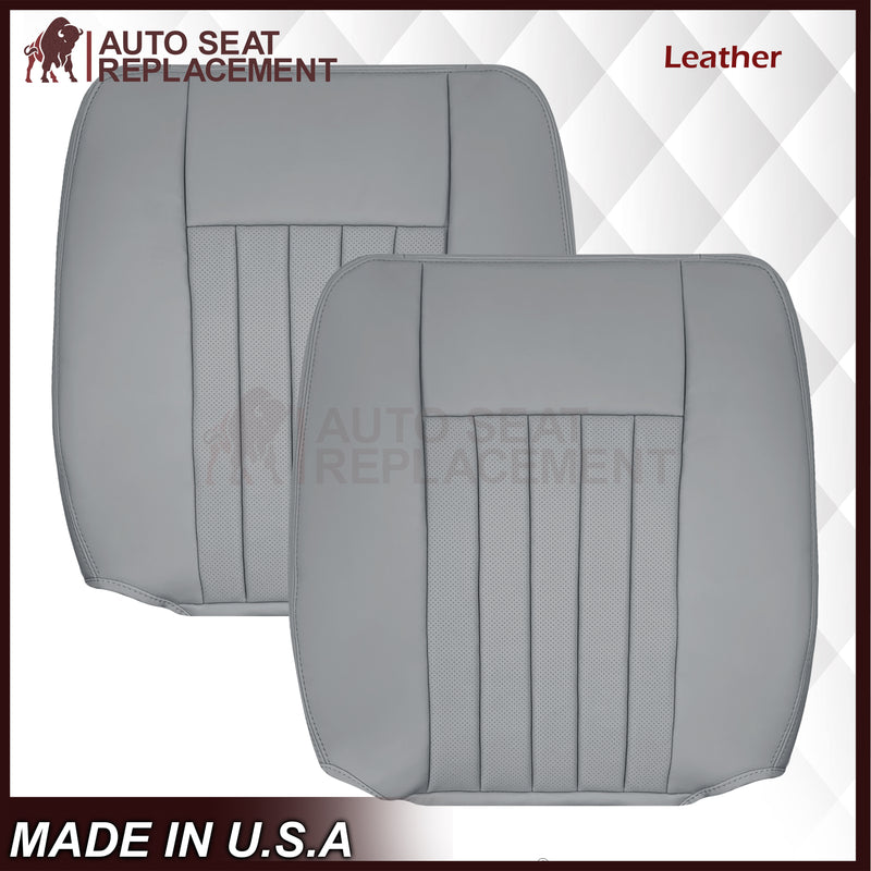 2003 2004 Lincoln Navigator Replacement Seat Covers in Gray: Choose Genuine Leather or Vinyl - Auto Seat Replacement
