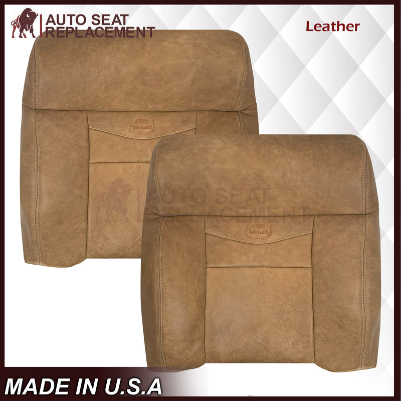 2005 2006 2007 2008 Ford F150 King Ranch New Front GENUINE LEATHER Seat Covers