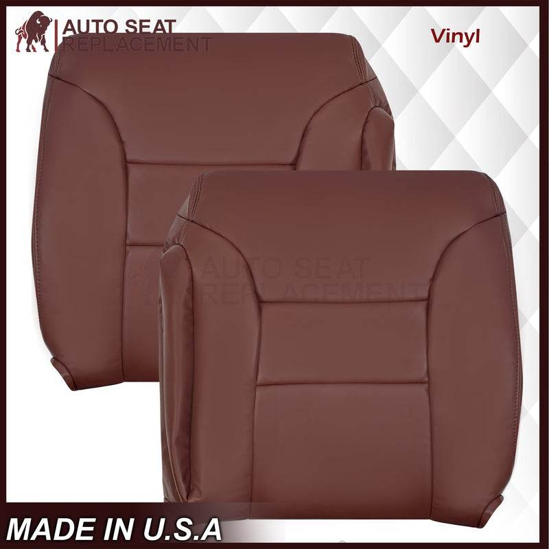 1995 1996 1997 1998 1999 Chevy Silverado LT LS Z71 Vinyl Seat Covers In Ruby Red