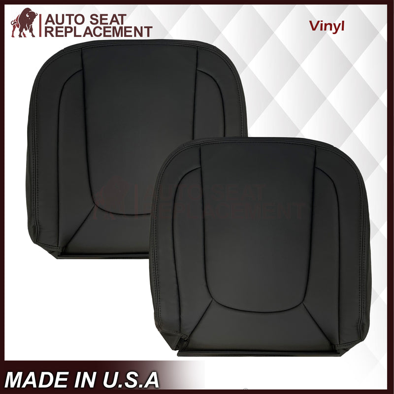 2002 2003 2004 2005 Dodge Ram ST WORK TRUCK 1500 2500 3500 Replacement Seat Covers In Dark Slate "Dark Gray" Synthetic Leather (Vinyl)